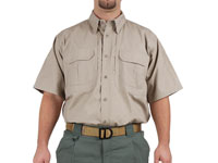 5.11 Tactical Short Sleeve Cotton Shirt, Khaki, 2XL