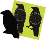 Beeman Sharpshooter Corrugated Plastic Crow Targets, 7.5", 3" Bullseye, 6ct