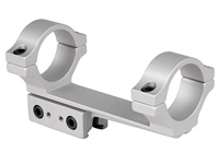 BKL 1-Pc Mount, 30mm Rings, 3/8" or 11mm Dovetail, 4" Long, Offset, Silver