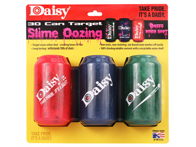 Daisy 3D Can Target, Slime Oozing