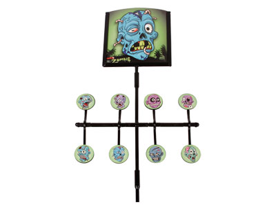 Gamo Deluxe Zombie Spinner Airgun Target, Incl. Stickers & Paper Targets