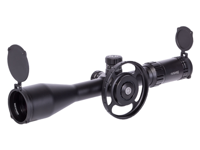 Hawke Sport Optics 4-16x50 AO Sidewinder 30 SF Rifle Scope, Illuminated SR Pro Reticle, 1/4 MOA, 30mm Tube