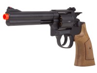 TSD Sports Spring Revolver - 6" Barrel, Black/Brown