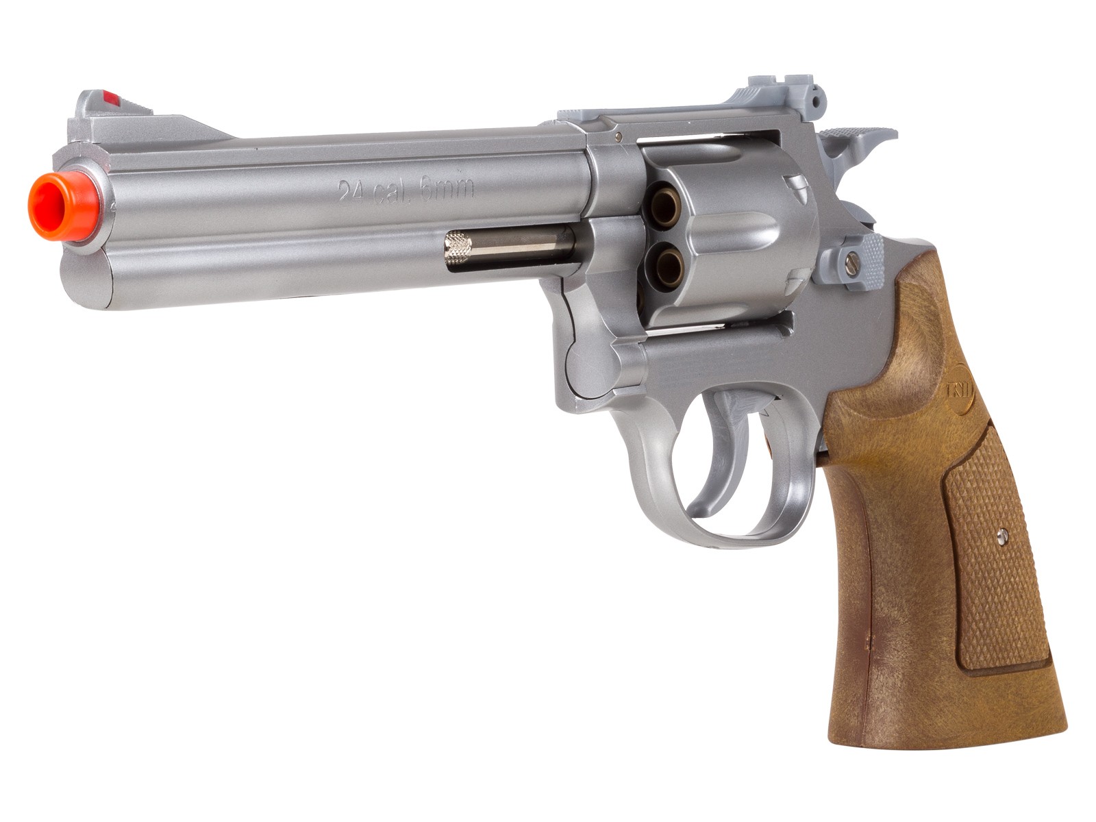 TSD 934 UHC 6 inch revolver, Silver/Brown