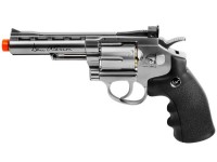 Dan Wesson 4" CO2 Airsoft Revolver, Silver
