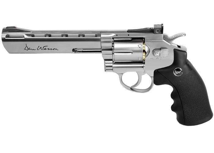 Dan Wesson 6" CO2 BB Revolver, Silver