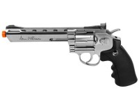 Dan Wesson 6" CO2 Airsoft Revolver, Silver