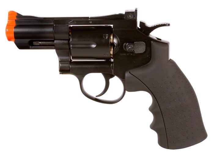 Phoenix CO2 Airsoft Revolver, 2.5" Barrel, Black