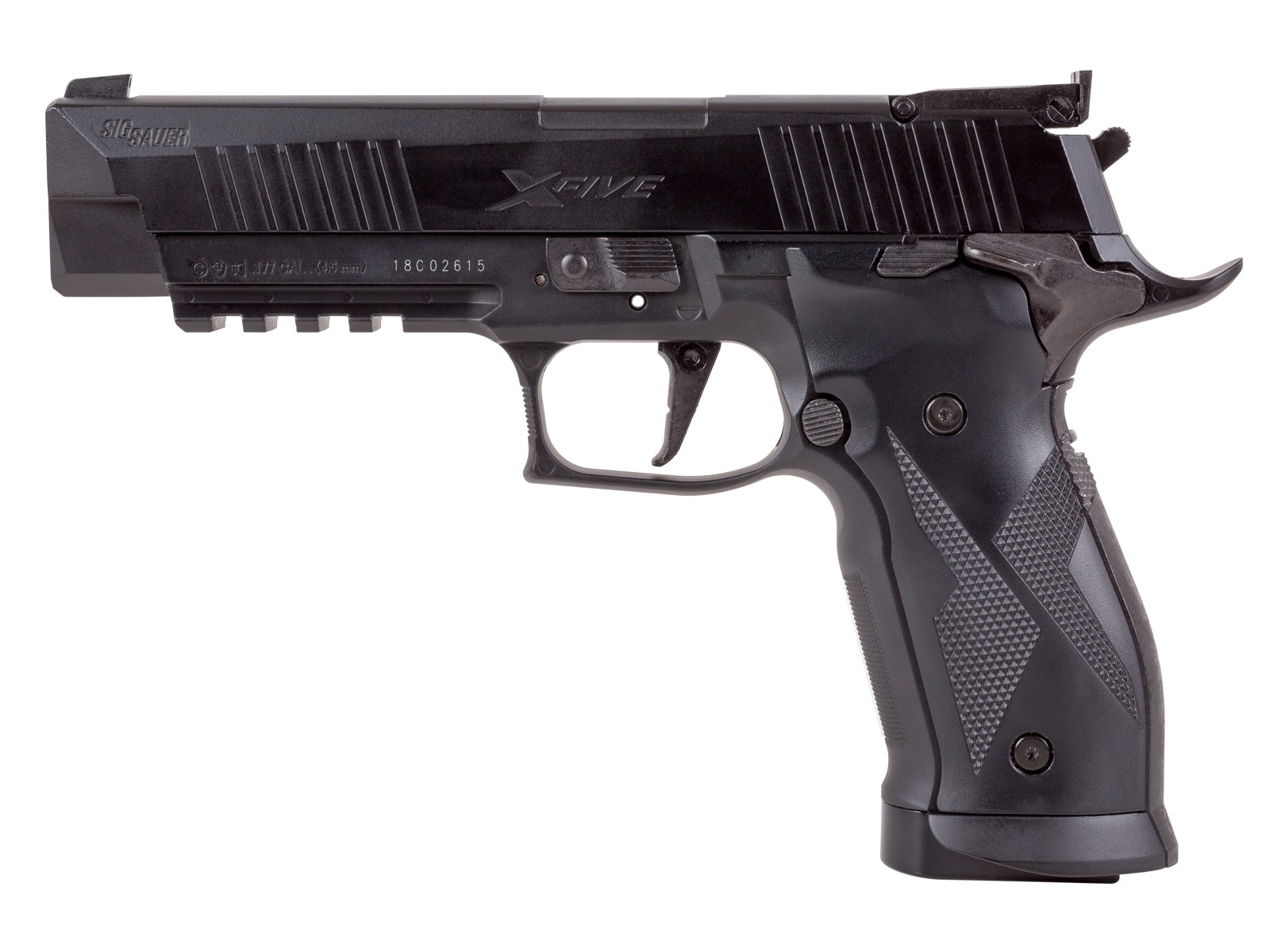 Sig Sauer X-Five ASP CO2 Pellet Pistol, Black