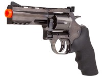 Dan Wesson 715 4" CO2 Airsoft Revolver, Steel Grey