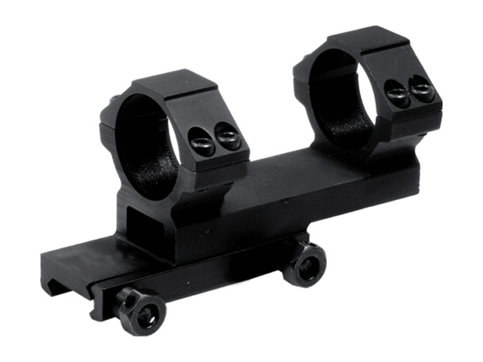 Leapers Accushot 1-Pc Offset Mount w/1" Rings, Weaver/Picatinny Mount