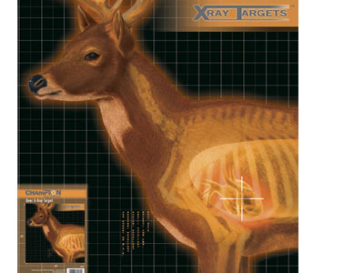 Champion X-Ray Paper Targets, Deer, 25x25  - 6pk