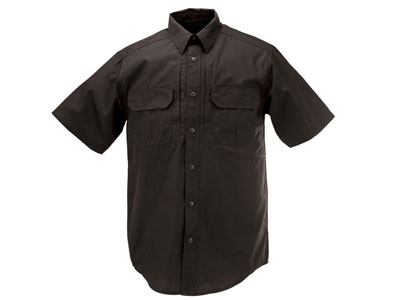 5.11 Tactical TacLite Pro Short Sleeve Shirt, Black, XL