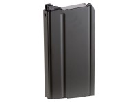 WE Green Gas Rifle Magazine, Fits PDW Open Bolt Rifles, Black, 30rds