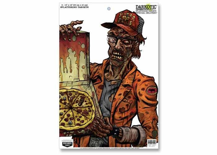 Birchwood Casey Zombie Darkotic Special Delivery Splattering Target, 12"x18", 8ct