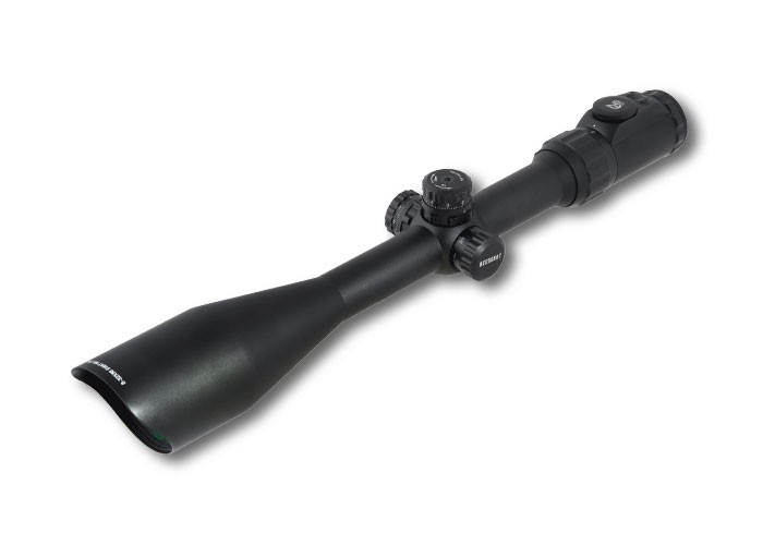 UTG 8-32x56 AO Accushot Rifle Scope, EZ-TAP, Ill. Mil-Dot Reticle, 1/8 MOA, 30mm Tube, Max Strength Twist Lock Weaver Rings
