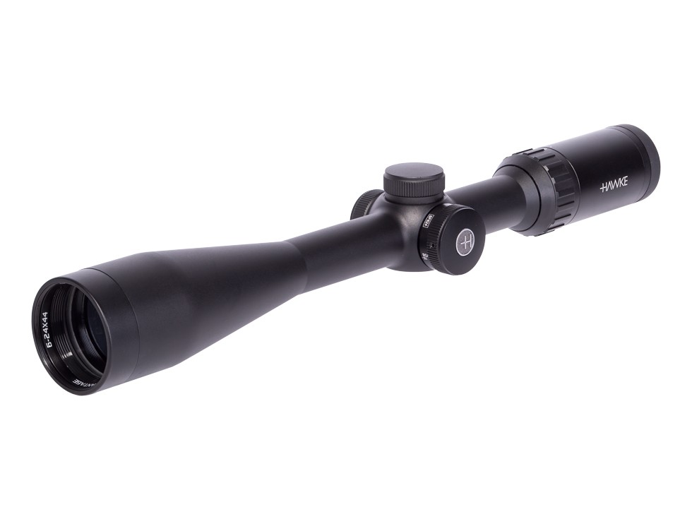 Hawke Optics 6-24x44 AO Varmint Rifle Scope, 1/2 Mil-Dot Reticle, 1/4 MOA, 1" Tube