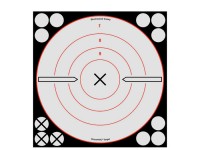 Birchwood Casey Shoot-N-C White/Black Bullseye X Targets & Pasters, 8", 6ct