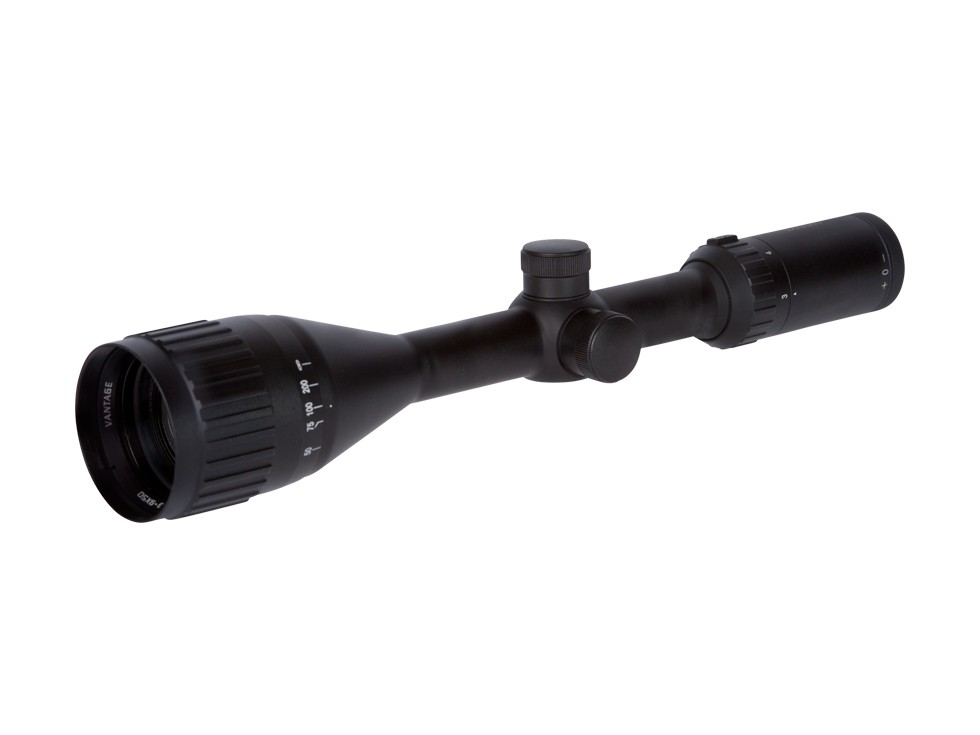 Hawke Sport Optics Vantage 3-9x50 AO Rifle Scope, Mil-Dot Reticle, 1/4 MOA, 1" Tube