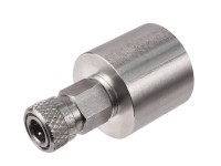 Air Venturi Female DIN Adapter, Female Quick-Disconnect, Stainless Steel