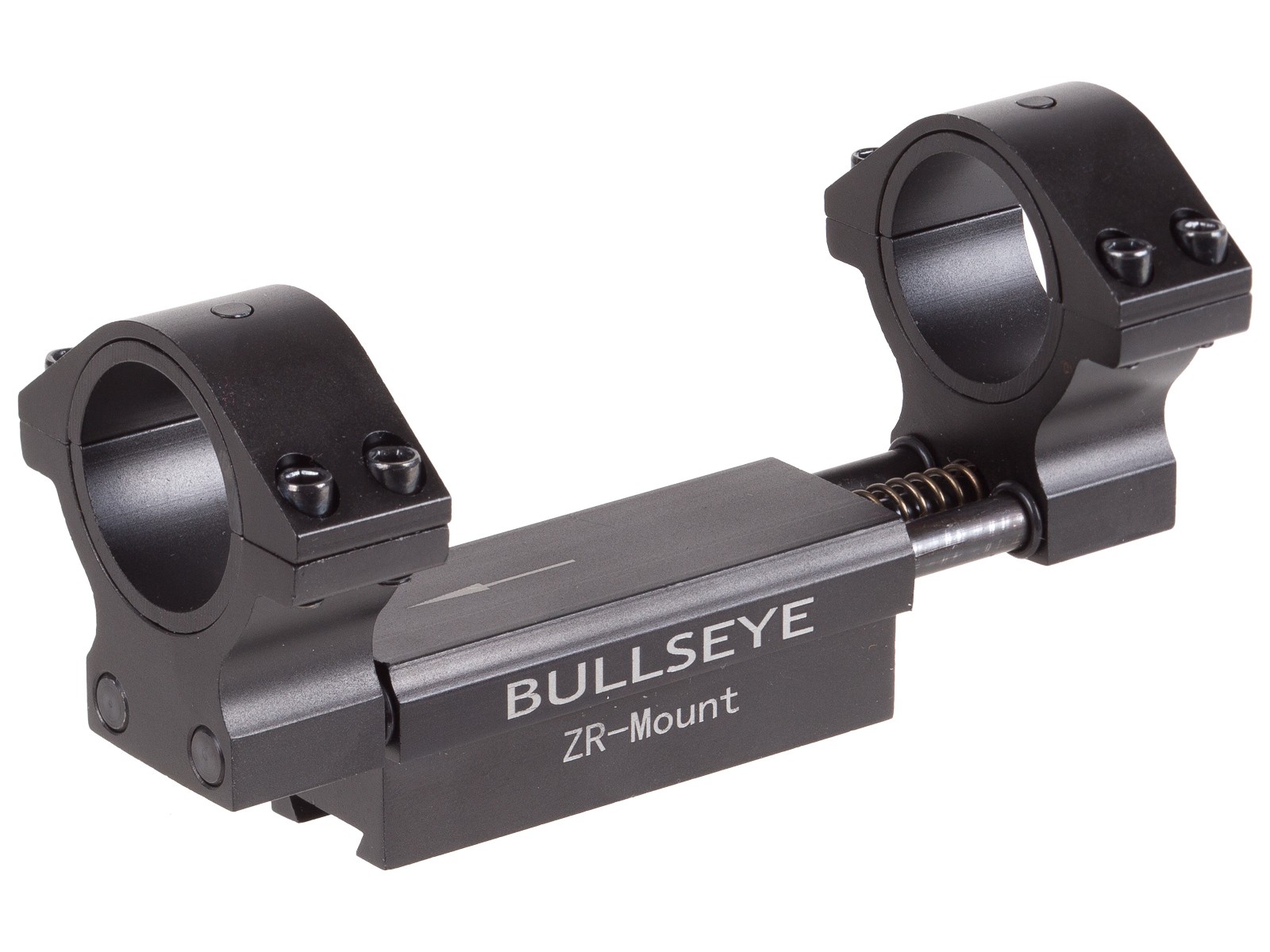 Bullseye ZR 1-Pc Mount, Fits 1" and 30mm tubes, 11mm Dovetail, 0.04" Droop Compensation, Recoil Compensation