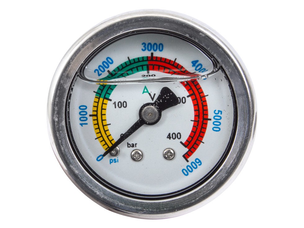 Air Venturi Air Pressure Gauge, 6,000 psi