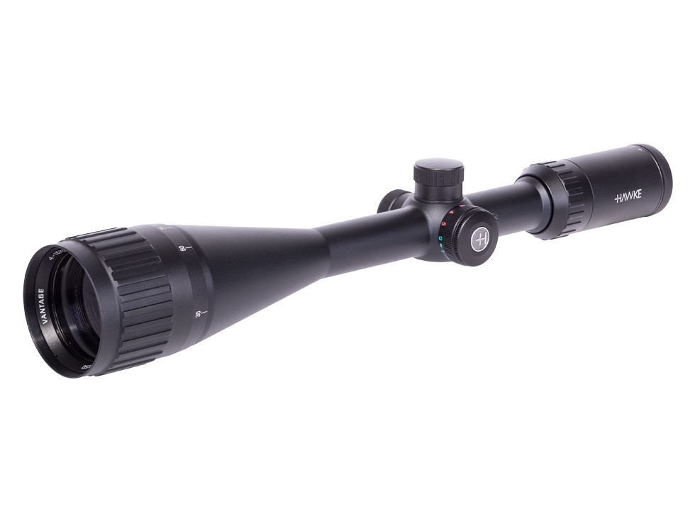 Hawke Sport Optics Vantage 4-16x50 AO Rifle Scope, Ill.  Mil-Dot IR Reticle, 1/4 MOA, 1" Mono-tube