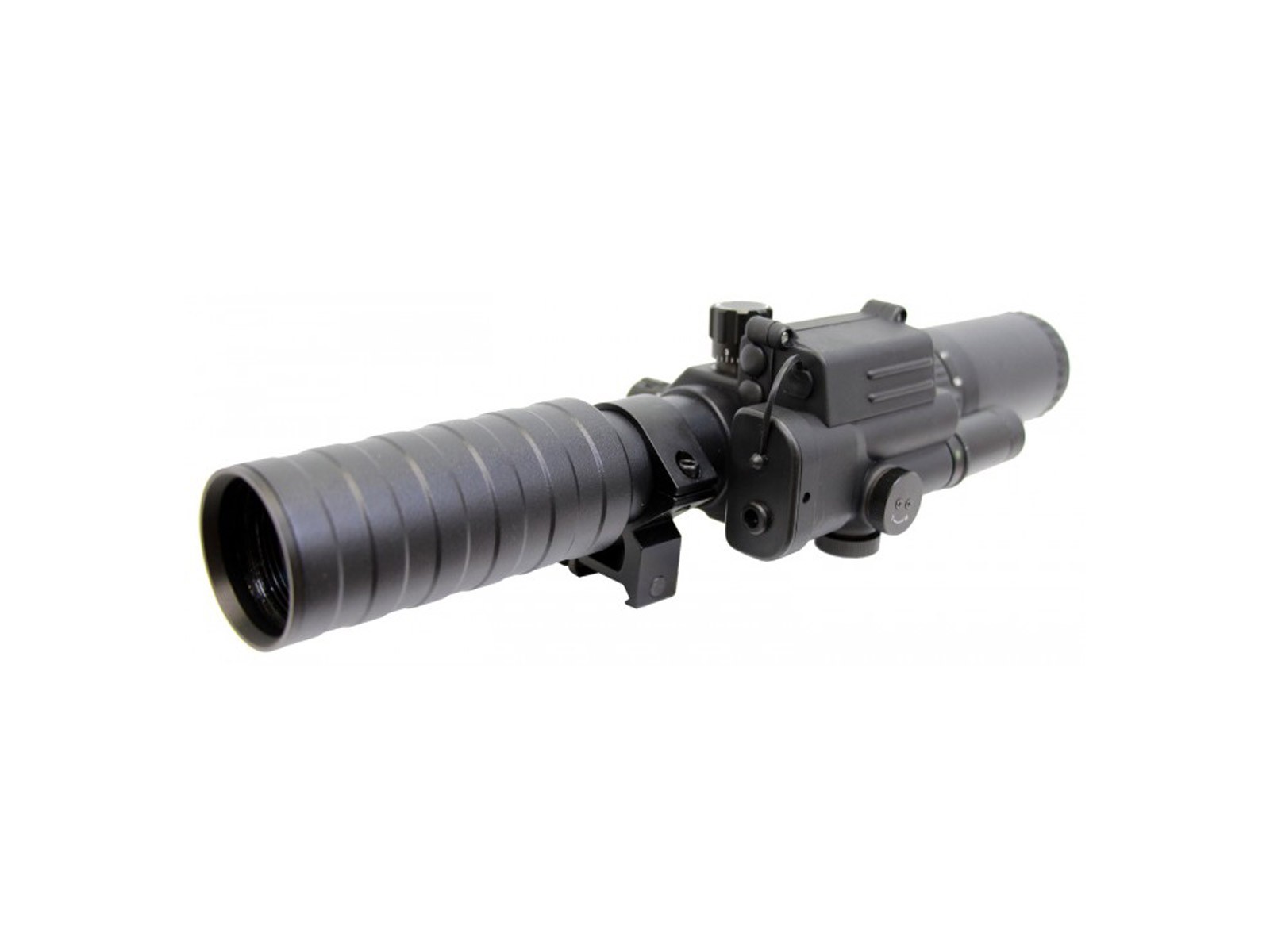 Spartan 3-9x32 Variable Rifle Scope With w/ Range Finder Reticle and Integrated Tactical Laser And Scope Rings