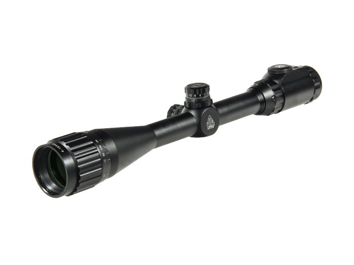 UTG 4-16x40 AO Rifle Scope, EZ-TAP, Illuminated Mil-Dot Reticle, 1/4 MOA, 1" Tube, Without Rings