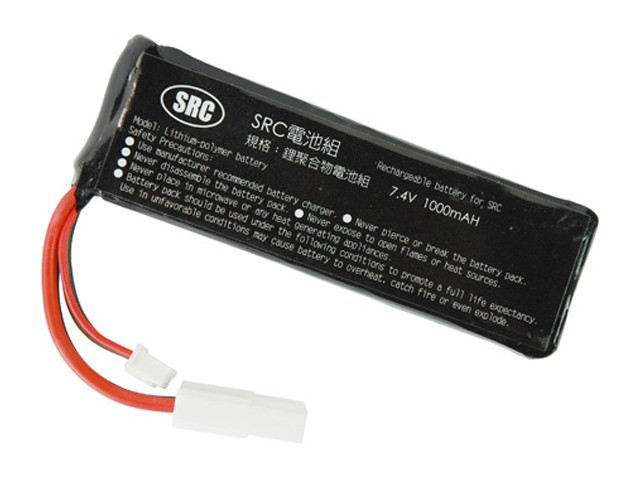 SRC 7.4V 1000 mAh LiPo AEG Battery Pack