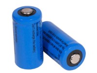 JY CR123A 3V Lithium Batteries, 2 PCs per Pack