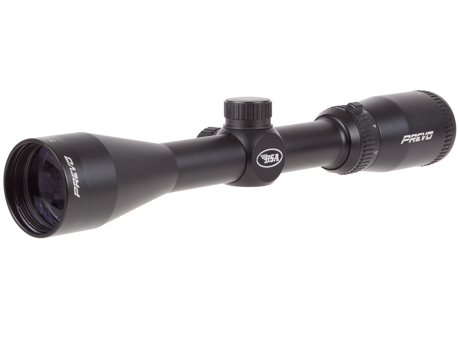 BSA Optics 3-9x40 Prevo Riflescope , Wire Reticle,1/4 MOA, 1" Tube