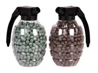 Marines Airsoft Hand Grenade Shaped BB Container,0.2g, 800 Rds Each, 2ct