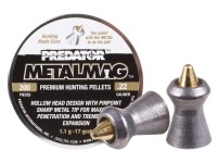 Predator Metalmag Pellets, .22 Cal, 17 Grains, Pointed, 200ct