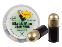 Skenco Black Max Lead-Free Pellets, .25 Cal, 32.40 Grains, Domed 50ct