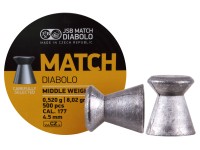 JSB Yellow Match Middle Weight  .177 Cal, 8.02 Grains, Wadcutter, 500ct