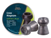 H&N Crow Magnum .25 Cal, 26.23 Grains, Hollowpoint, 150ct