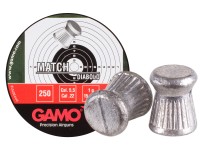 Gamo Match .22 Cal, 15.43 Grains, Wadcutter, 250ct