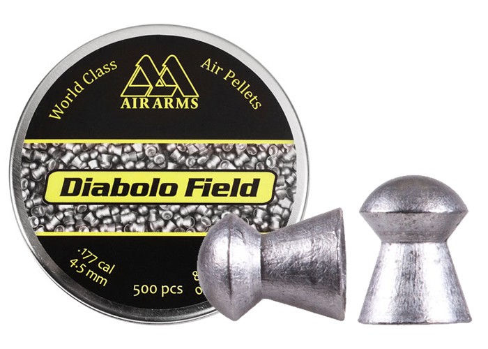 Air Arms Diabolo Field .177 Cal, 4.51mm, 8.44 Grains, Domed, 500ct
