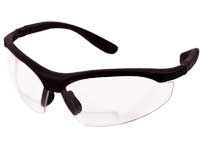 Radians Pro RX 2.5  Bi-Focal Shooting Glasses, Clear Lenses, Adj. Temples