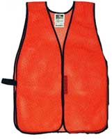 Radians Radwear Safety Vest, Mesh, Hi-Viz Orange