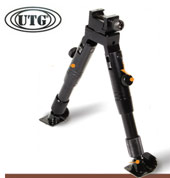 UTG Bipod, SWAT/Combat Profile,Adjustable Height, Steel Feet